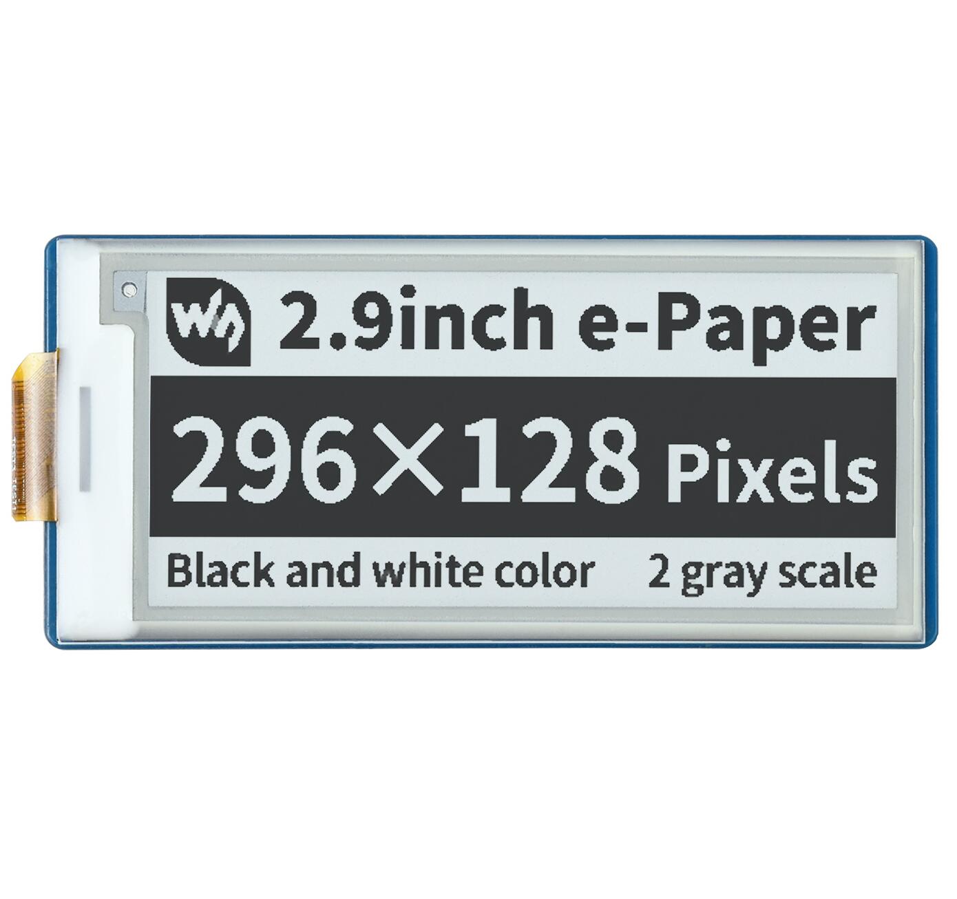 Display Epaper 2.9 - โมดูลจอแสดงผล E-Paper E-Ink ขนาด 2.9 นิ้ว