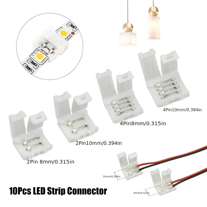 Rgb Led Matrix 8X8 - 10 ชิ้น LED Strip Connector 8