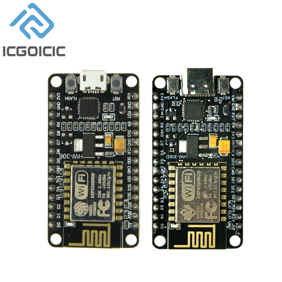 Esp8266 Nodemcu Board - แผงวงจร CP2102โมดูลไร้สายแผงวงจร CH9102X บอร์ด V3จากไมโคร TYPE-C