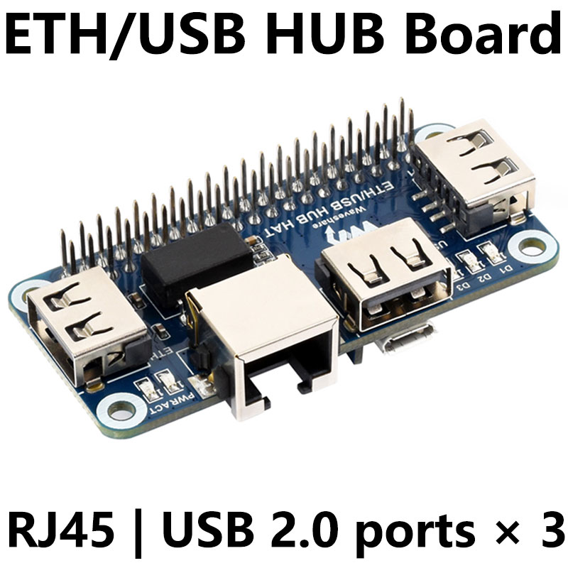 Pi Zero W Board - ราสเบอร์รี่ พี ซีโร่ ดับเบิ้ลยู ฮับ USB