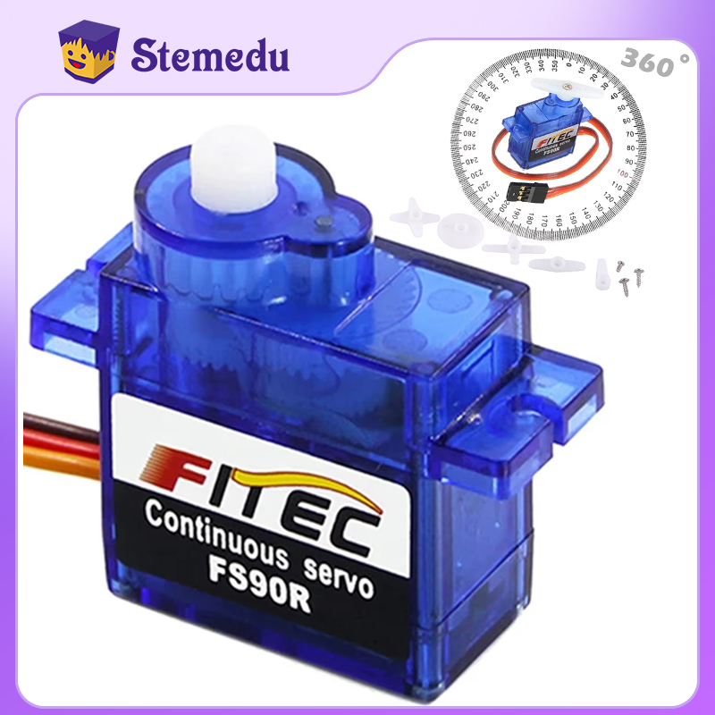 Diy Automation - Feetech Mini FS90R Micro Servo หมุนต่อเนื่อง