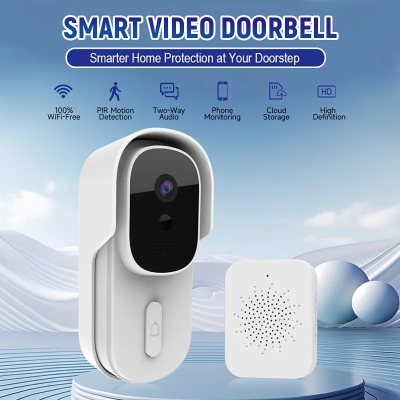 Smart Doorbell Wired - กล้องออดอัจฉริยะแบบมีสาย เชื่อมต่อ WiFi ผ่านแอป Tuya Smart