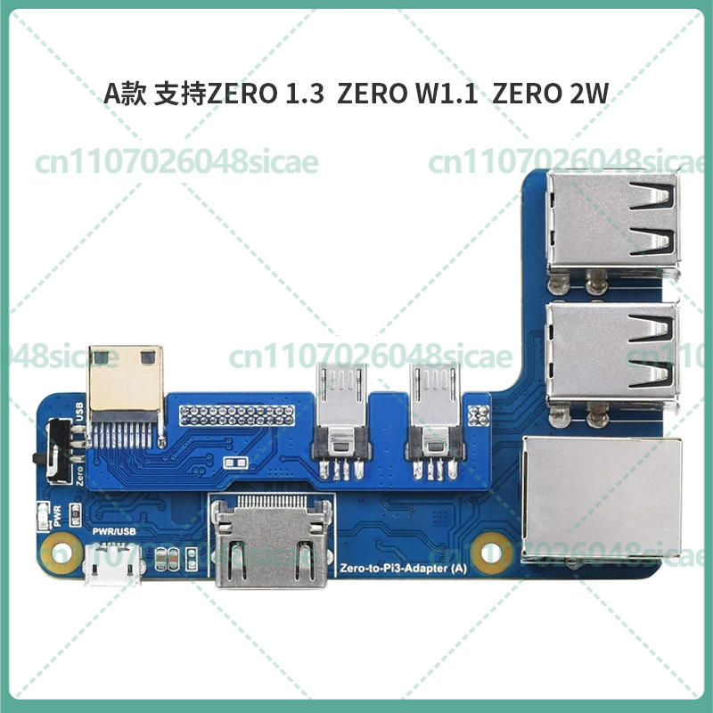 Pi Zero W Board - สำหรับบอร์ดขยายอินเทอร์เฟซ USB อีเธอร์เน็ต Raspberry Pi Zero