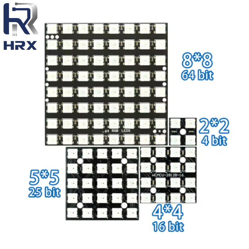 Rgb Led Matrix 8X8 - WS2812 LED 5050 RGB 8x8 4