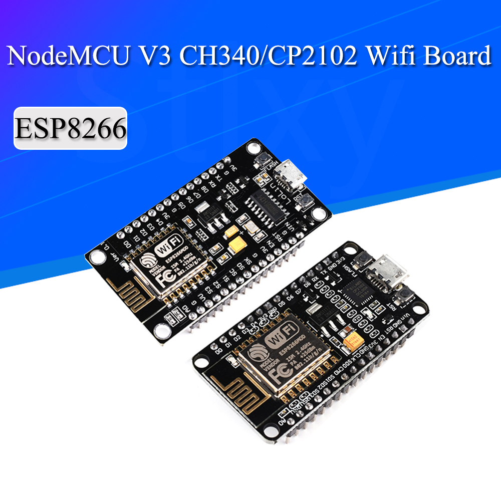 Esp8266 Nodemcu Board - โมดูลไร้สาย CH340 CH340G / CP2102 NodeMcu