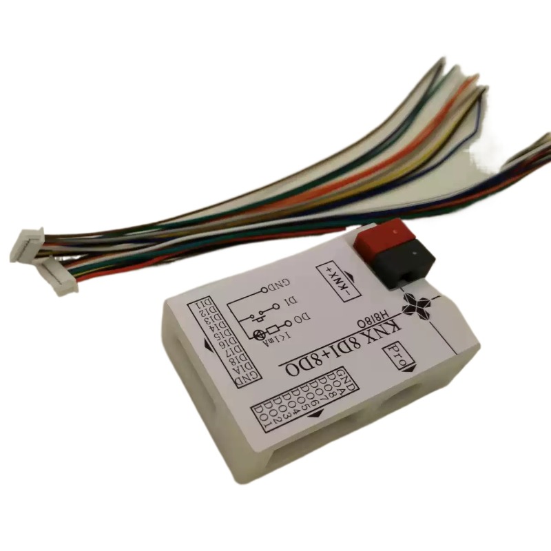 Diy Knx Home Automation - โมดูลอินพุตเอาต์พุต KNX 8DI+8DO H8I8O ตัวควบคุม I/O