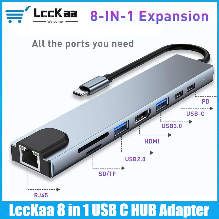 Home Assistant Sd - ฮับ USB C 8/7 in 1