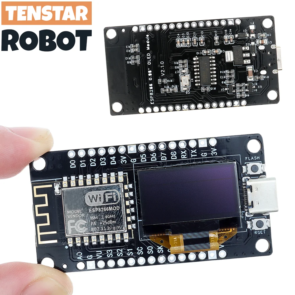 Esp8266 Nodemcu Board - NodeMCU ESP8266 V3 บอร์ดพัฒนา 0.96 นิ้ว