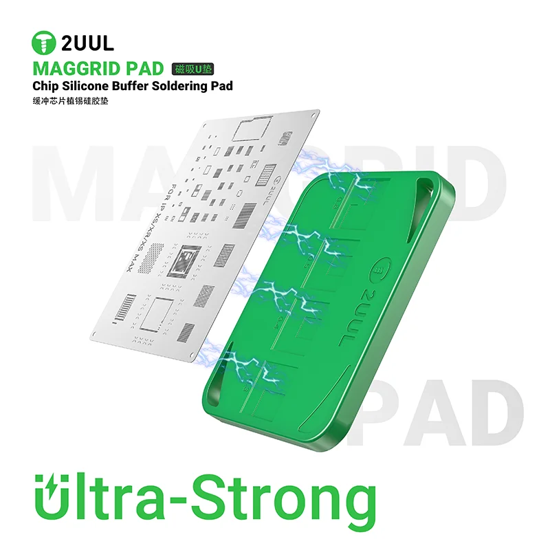 Tasmota Flash Tool - 2UUL BH15 MagGridแม่เหล็กซิลิโคนPadสําหรับโทรศัพท์มือถือCPU Nand Flash IC