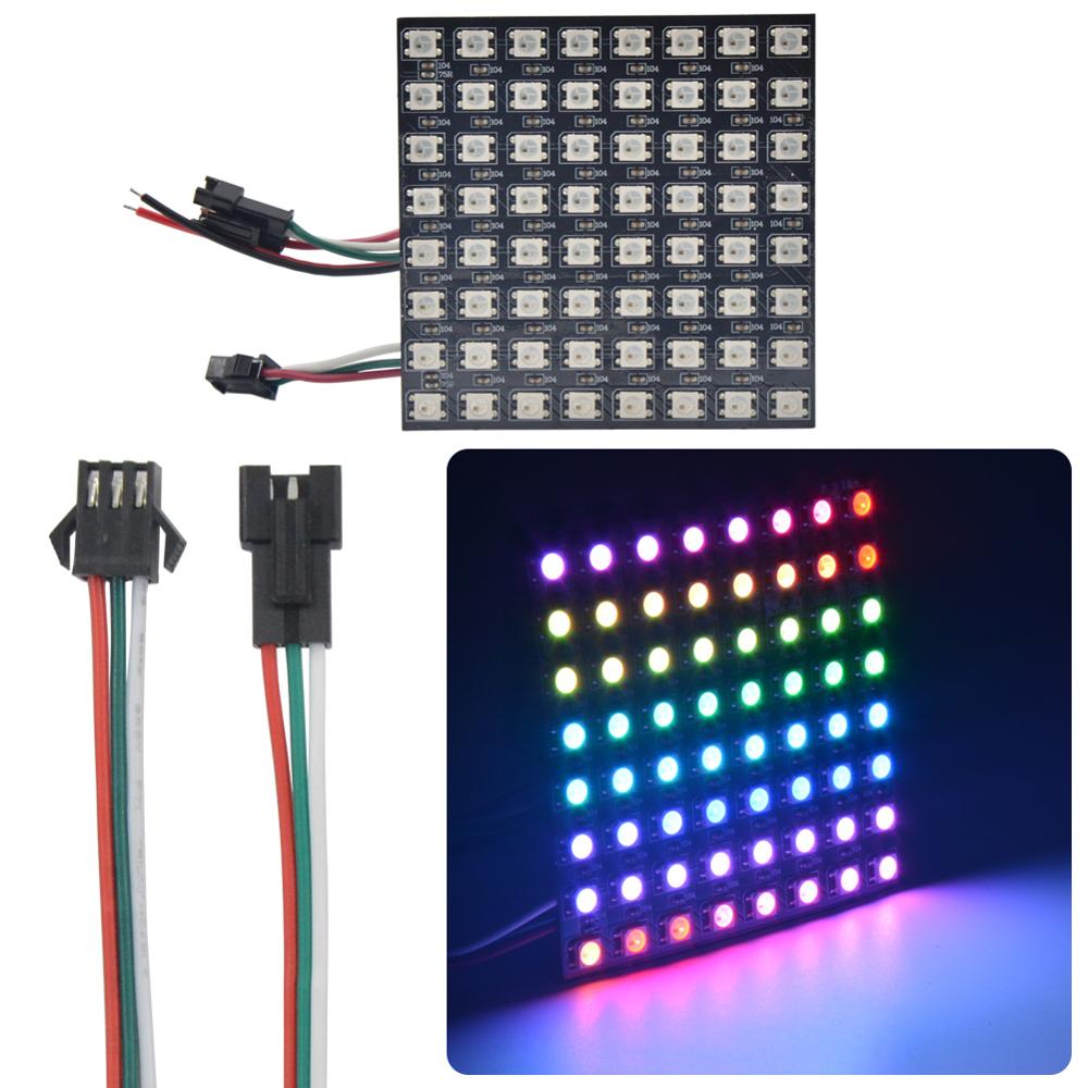 Rgb Led Matrix 8X8 - 8x8 16x16 8x32 พิกเซล SK6812 WS2812B
