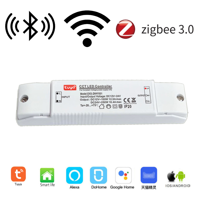 Zigbee Coordinator Stick - อุปกรณ์ควบคุมแสงอัจฉริยะแบบไร้สาย12V 24V อุปกรณ์ควบคุมแถบไฟ LED แบบที่สามารถหรี่แสงได้บลูทูธ