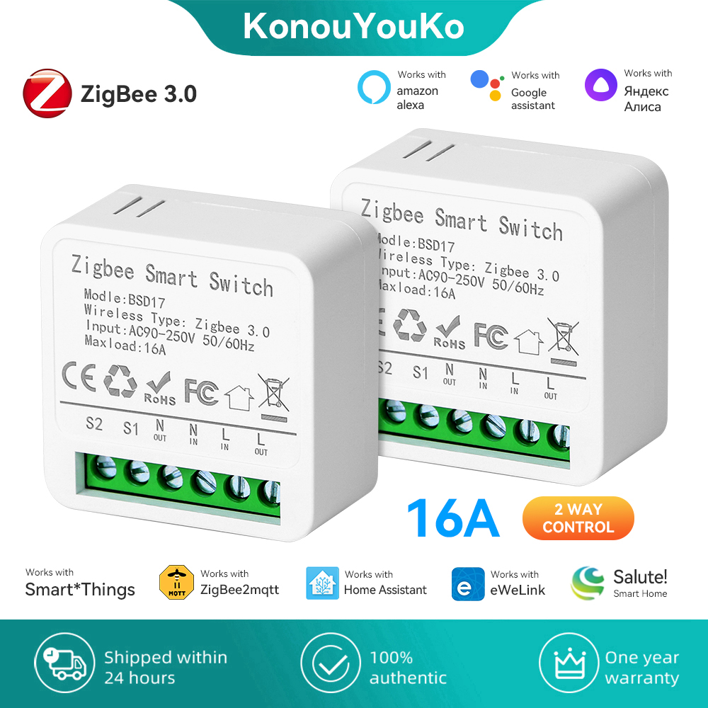 Home Automation Ideas - EWeLink App Mini ZigBee3.0 สมาร์ทสวิทช์อัตโนมัติสวิทช์ Breaker
