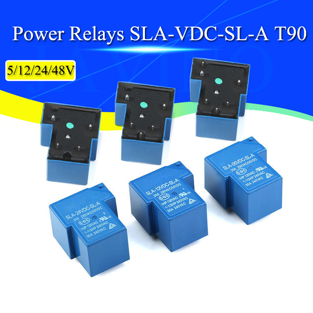 Shelly Relay Module - 1/5/10Pcs รีเลย์กําลังไฟ SLA-05VDC-SL-A SLA-12VDC-SL-A SLA-24VDC-SL-A -C