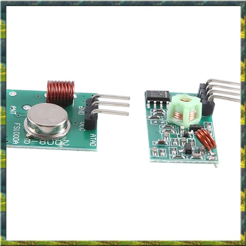 433Mhz Receiver Module - ABGZ 433MHZ Ultra โมดูลโมดูลเครื่องส่งสัญญาณไร้สายสัญญาณกันขโมยตัวรับสัญญาณแบบพกพาความถี่โมดูลติดตั้งง่าย