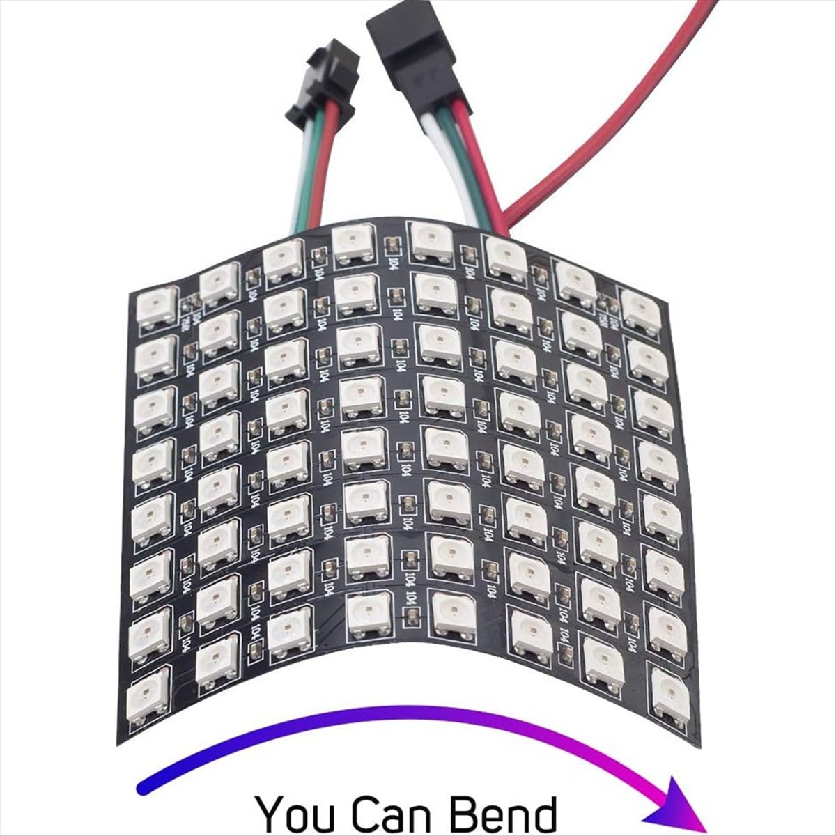 Rgb Led Matrix 8X8 - A36R WS2812B จอแสดงผลแบบดอทเมทริกซ์ RGB 5050SMD ควบคุมแยกอิสระ