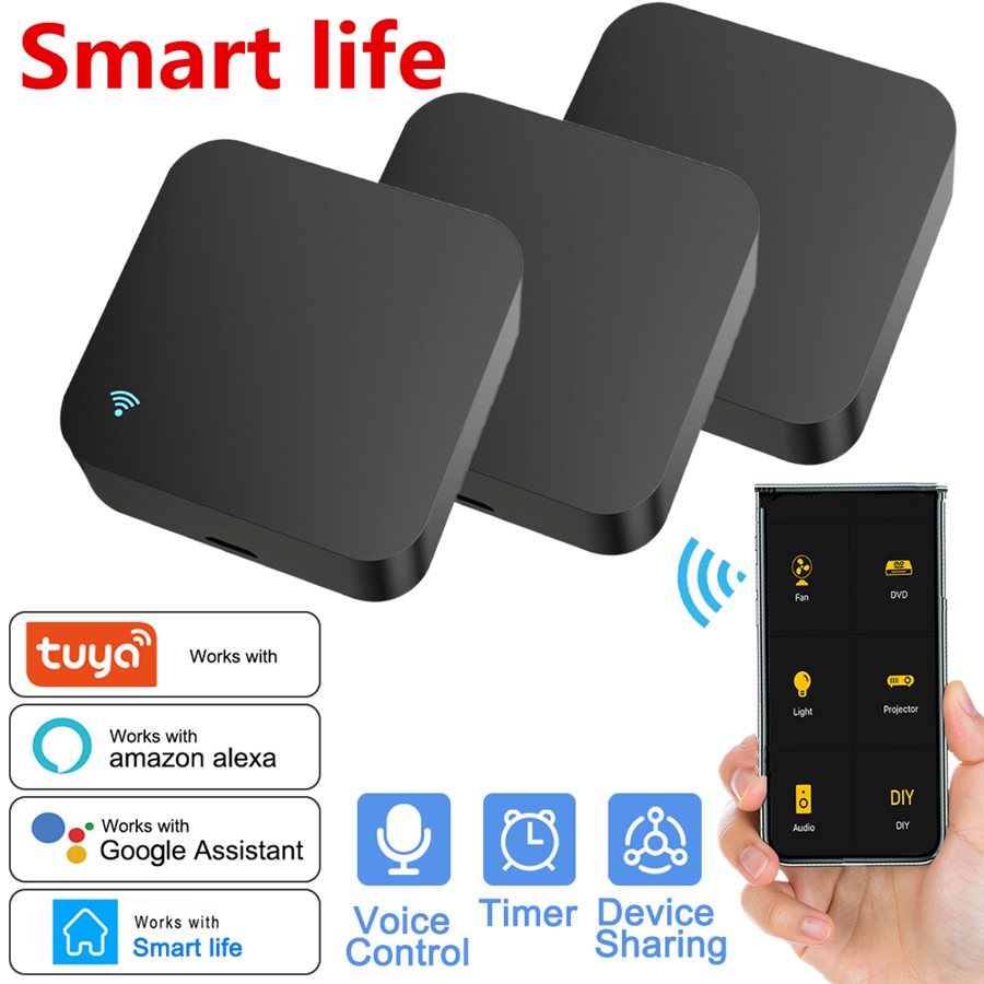 Ir Blaster Universal - Tuya WiFi IR รีโมทคอนโทรลสําหรับเครื่องปรับอากาศทีวี Smart Home