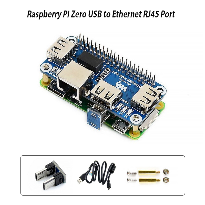Pi Zero W Board - Raspberry Pi USB to Ethernet RJ45