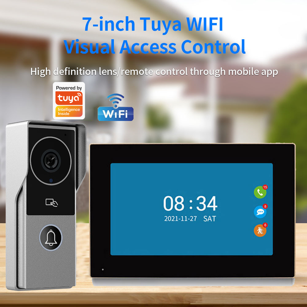 Smart Doorbell Wired - ระบบกริ่งประตูวิดีโอ Wifi ความละเอียด 1080P กล้องวิดีโออินเตอร์คอม รองรับแอป