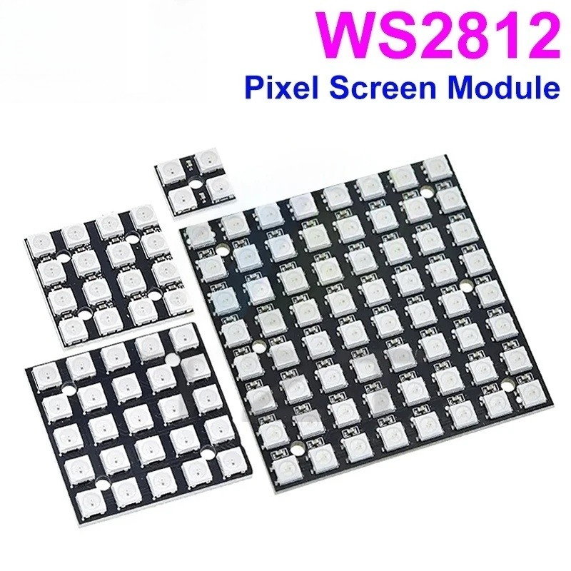 Rgb Led Matrix 8X8 - แผงไฟ LED WS2812 รุ่นใหม่ 5050 RGB