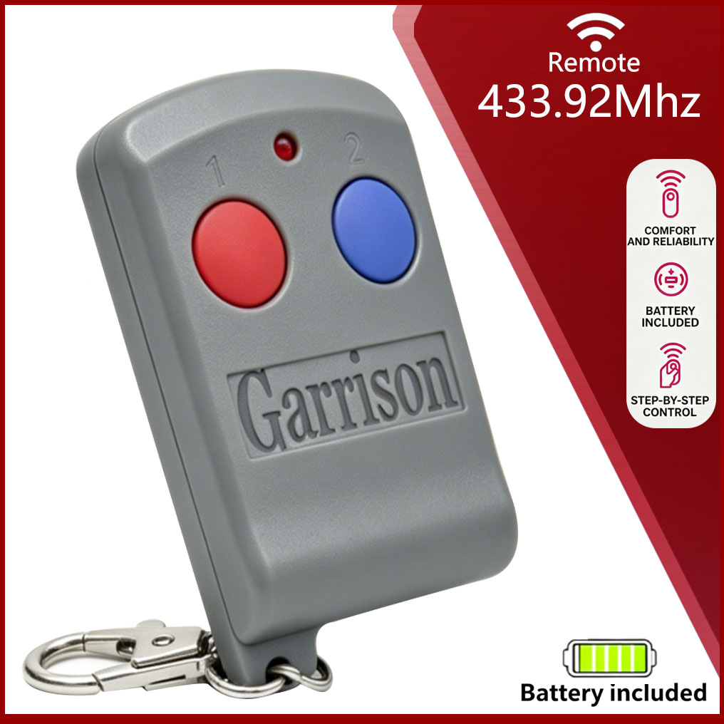 Home Automation Ideas - รีโมทควบคุมประตูอัตโนมัติ Garrison ระบบรักษาความปลอดภัยภายในบ้าน ไร้สาย สำหรับเปิดประตูโรงรถ