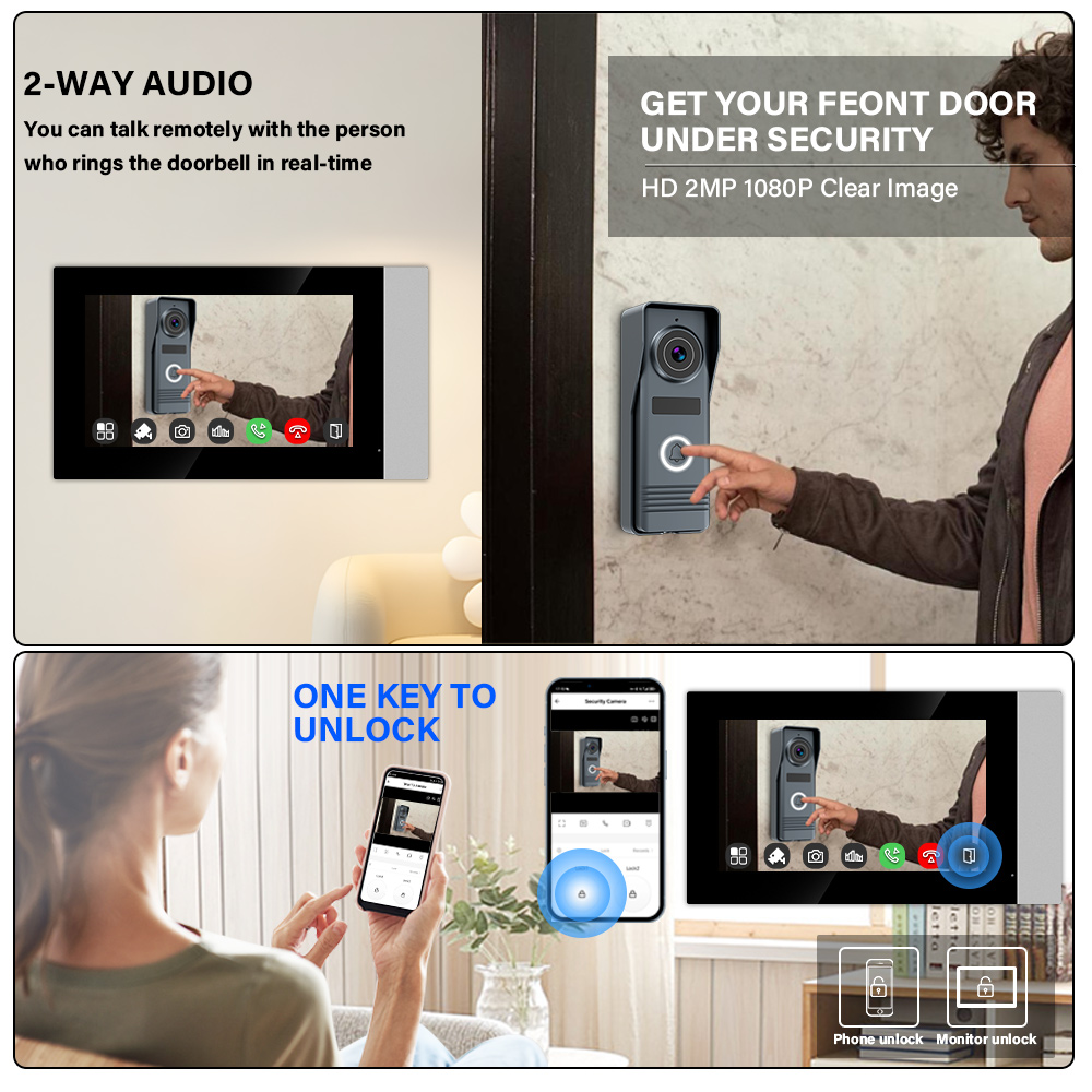 ระบบอินเตอร์คอมวิดีโออัจฉริยะแ - Smart Doorbell Wired บทวิจารณ์และราคา