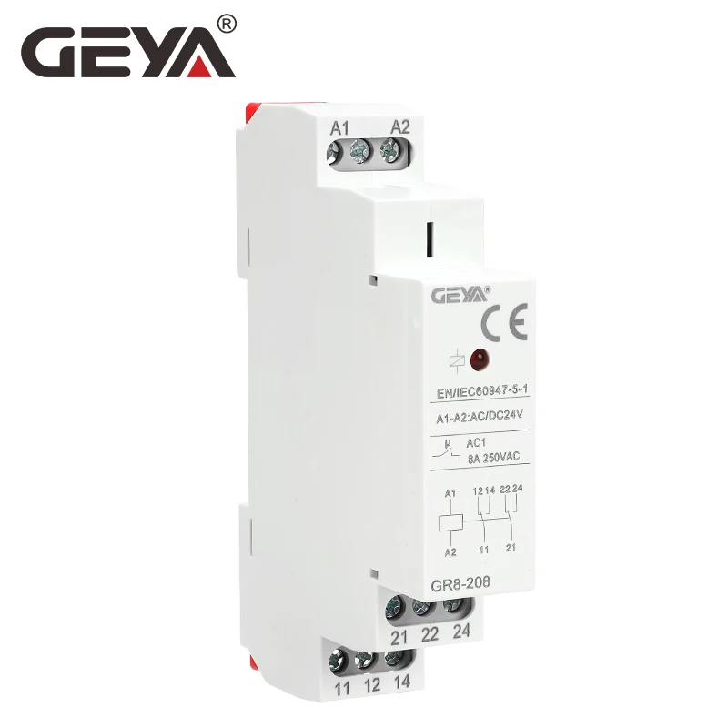 GEYA GR8-208 เสริมรีเลย์สวิทช์ - Shelly Relay Module บทวิจารณ์และราคา