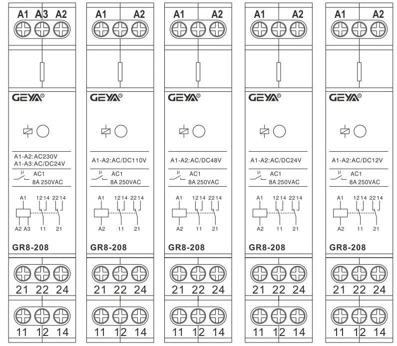 GEYA GR8-208 เสริมรีเลย์สวิทช์ - Shelly Relay Module บทวิจารณ์และราคา