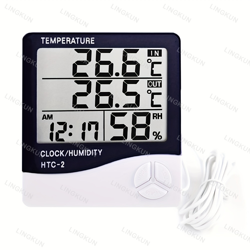 LCD ดิจิตอลเครื่องวัดอุณหภูมิเ - Home Automation Industry บทวิจารณ์และราคา