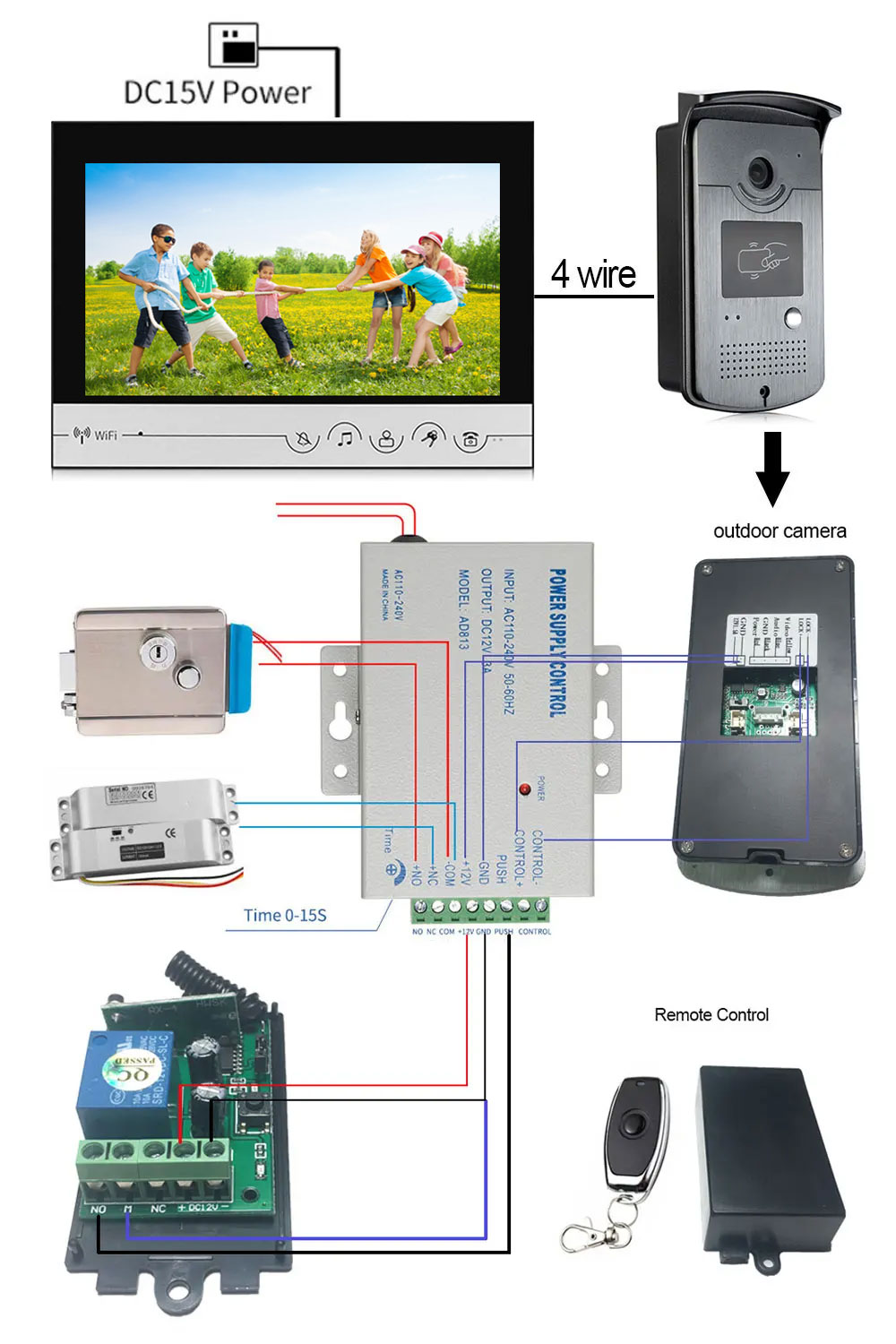 Tuya หน้าจอ WiFi ไร้สาย9นิ้วสี - Smart Doorbell Wired บทวิจารณ์และราคา