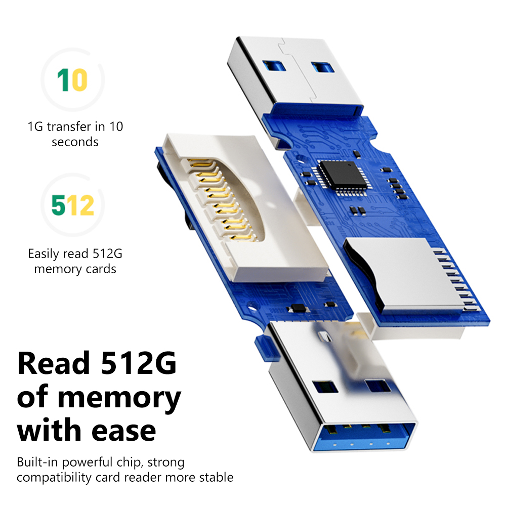 2 ใน 1 USB 3.0 เครื่องอ่านการ์ - Home Assistant Sd บทวิจารณ์และราคา