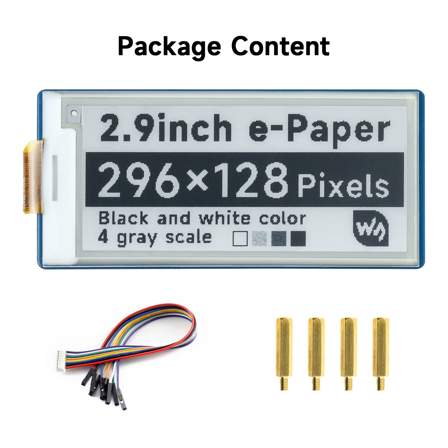 โมดูลจอแสดงผลอีเพเปอร์ อีอิงค์ - Display Epaper 2.9 บทวิจารณ์และราคา