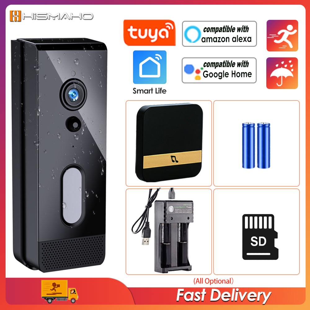 Tuya กริ่งประตู Wi-Fi กล้องกลา - Smart Doorbell Wired บทวิจารณ์และราคา