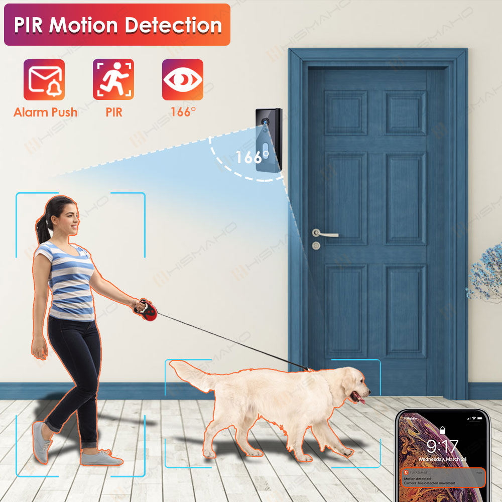 Tuya กริ่งประตู Wi-Fi กล้องกลา - Smart Doorbell Wired บทวิจารณ์และราคา