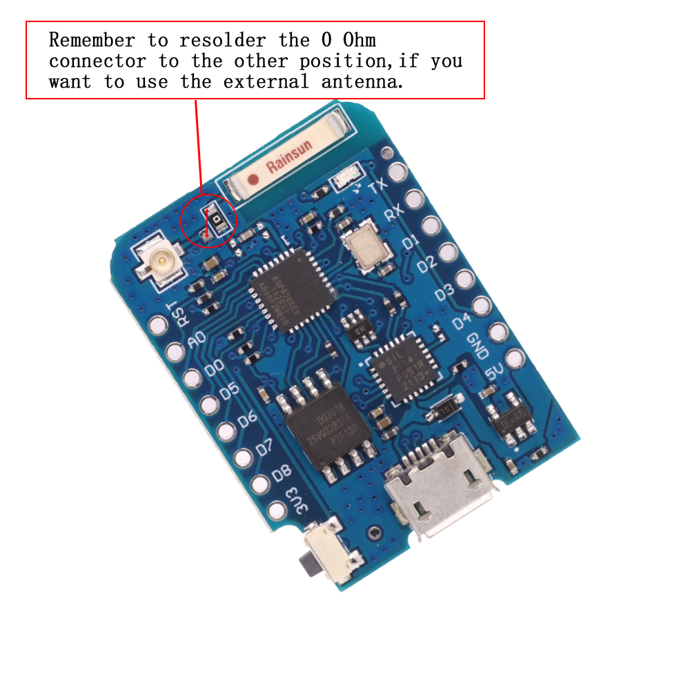 Wemos D1มินิโปร V3.0 NodeMcu 4 - Esp8266 Nodemcu Board บทวิจารณ์และราคา