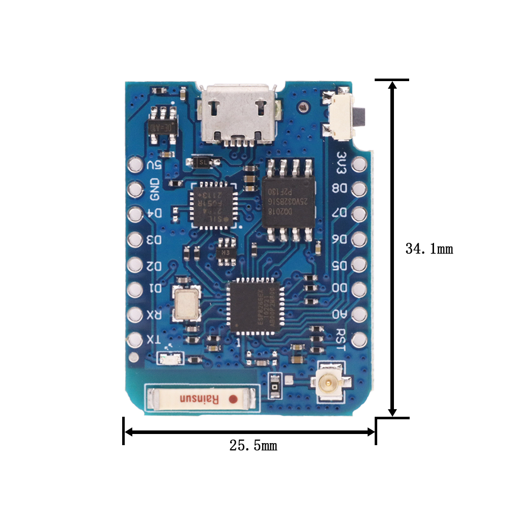 Wemos D1มินิโปร V3.0 NodeMcu 4 - Esp8266 Nodemcu Board บทวิจารณ์และราคา