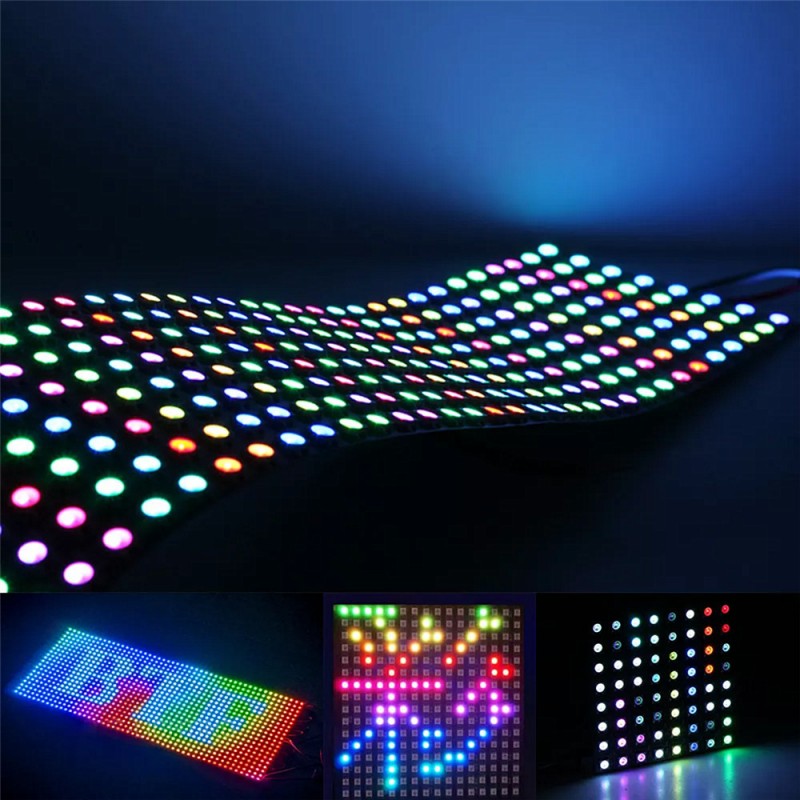 DC12V WS2815 DC5V WS2812B RGB  - Rgb Led Matrix 8X8 บทวิจารณ์และราคา
