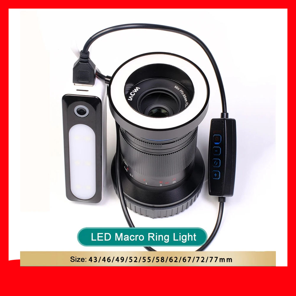 43 ~ 77 มม.LED Macro Flash Rin - Tasmota Flash Tool บทวิจารณ์และราคา