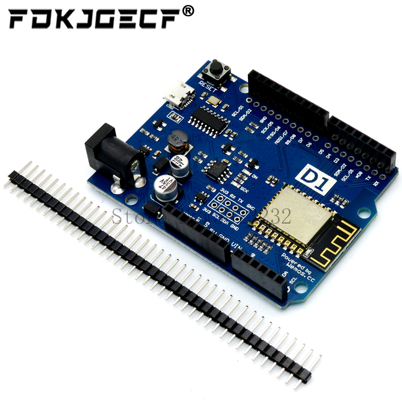 WeMos D1 R2 WiFi uno ที่ใช้ ES - Esp8266 Nodemcu Board บทวิจารณ์และราคา