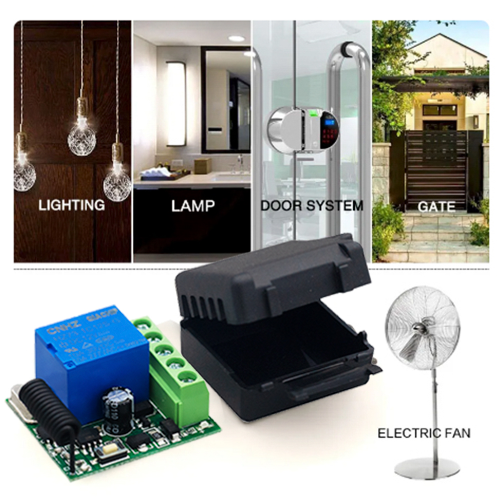QACHIP 433MHz DC 12V รีโมทคอนโ - 433Mhz Receiver Module บทวิจารณ์และราคา