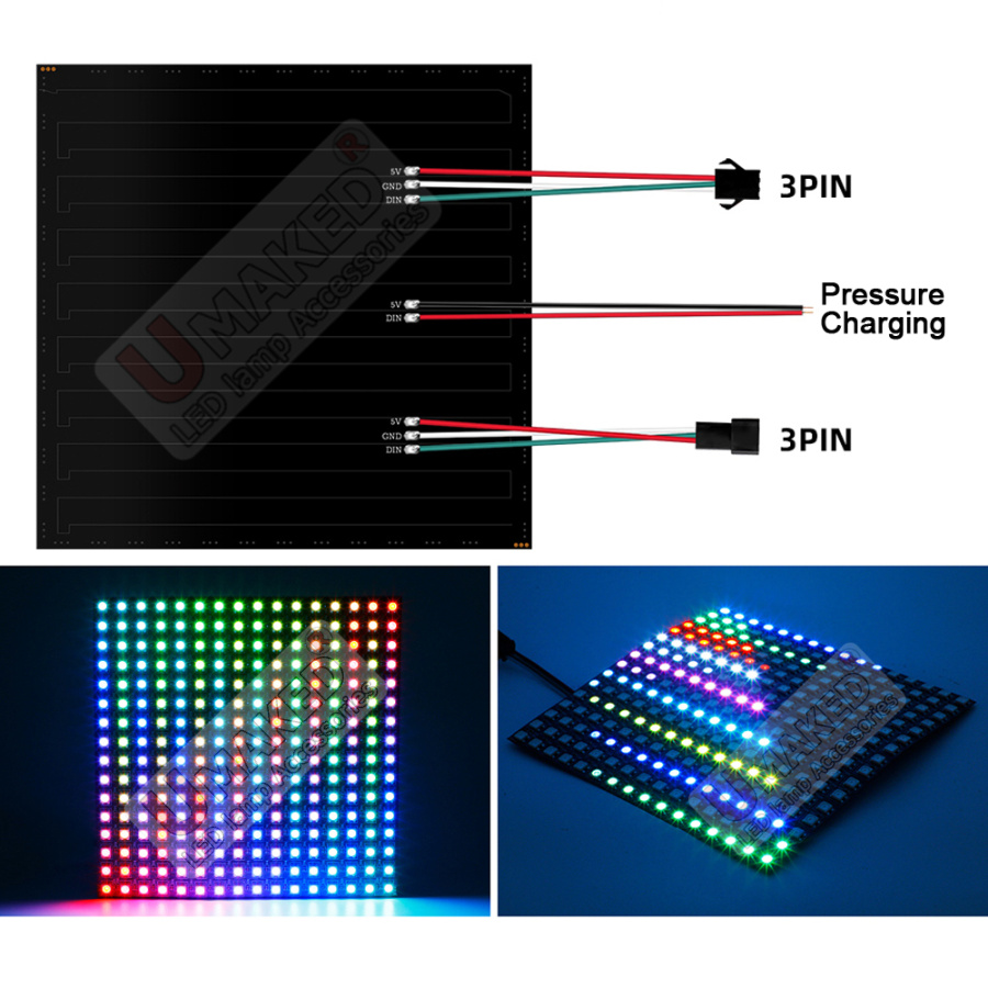 ไฟแผงดิจิตอลแบบยืดหยุ่น WS2812 - Rgb Led Matrix 8X8 บทวิจารณ์และราคา