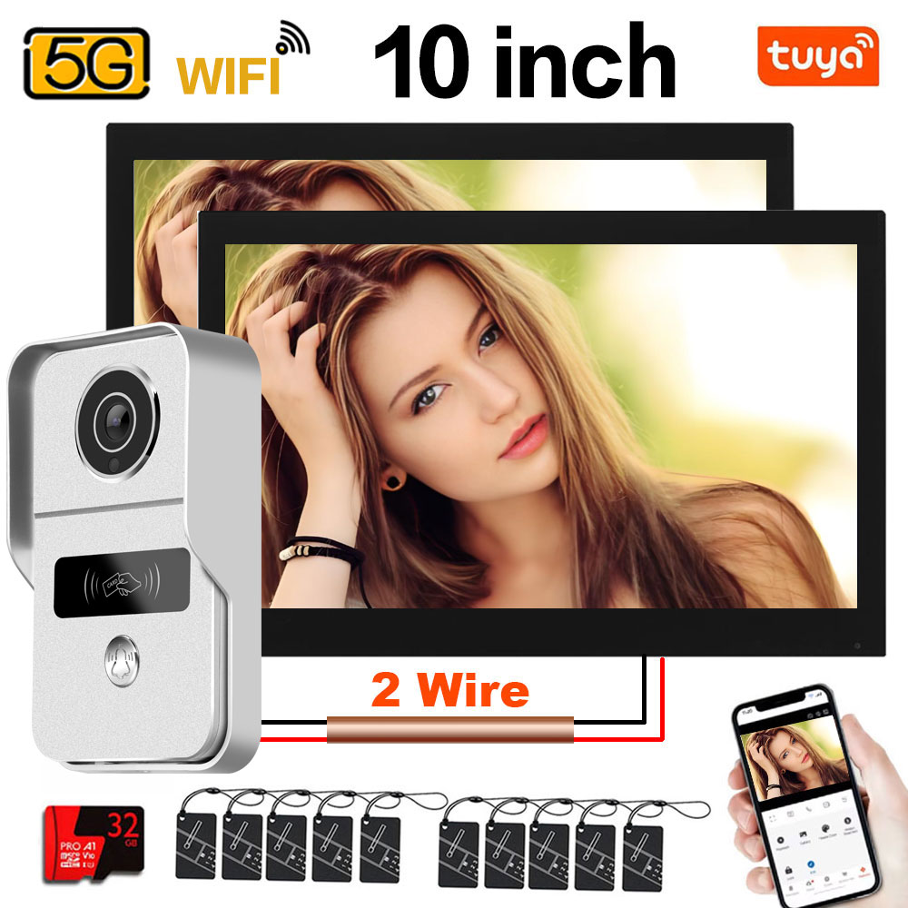 จอสัมผัส Tuya 1080P 5G Wifi ขน - Smart Doorbell Wired บทวิจารณ์และราคา