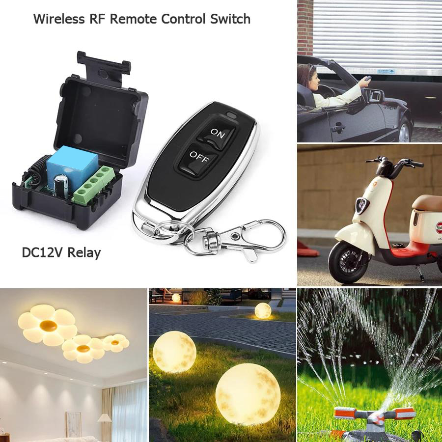 DC 12V 433Mhz RF รีโมทคอนโทรลไ - 433Mhz Receiver Module บทวิจารณ์และราคา