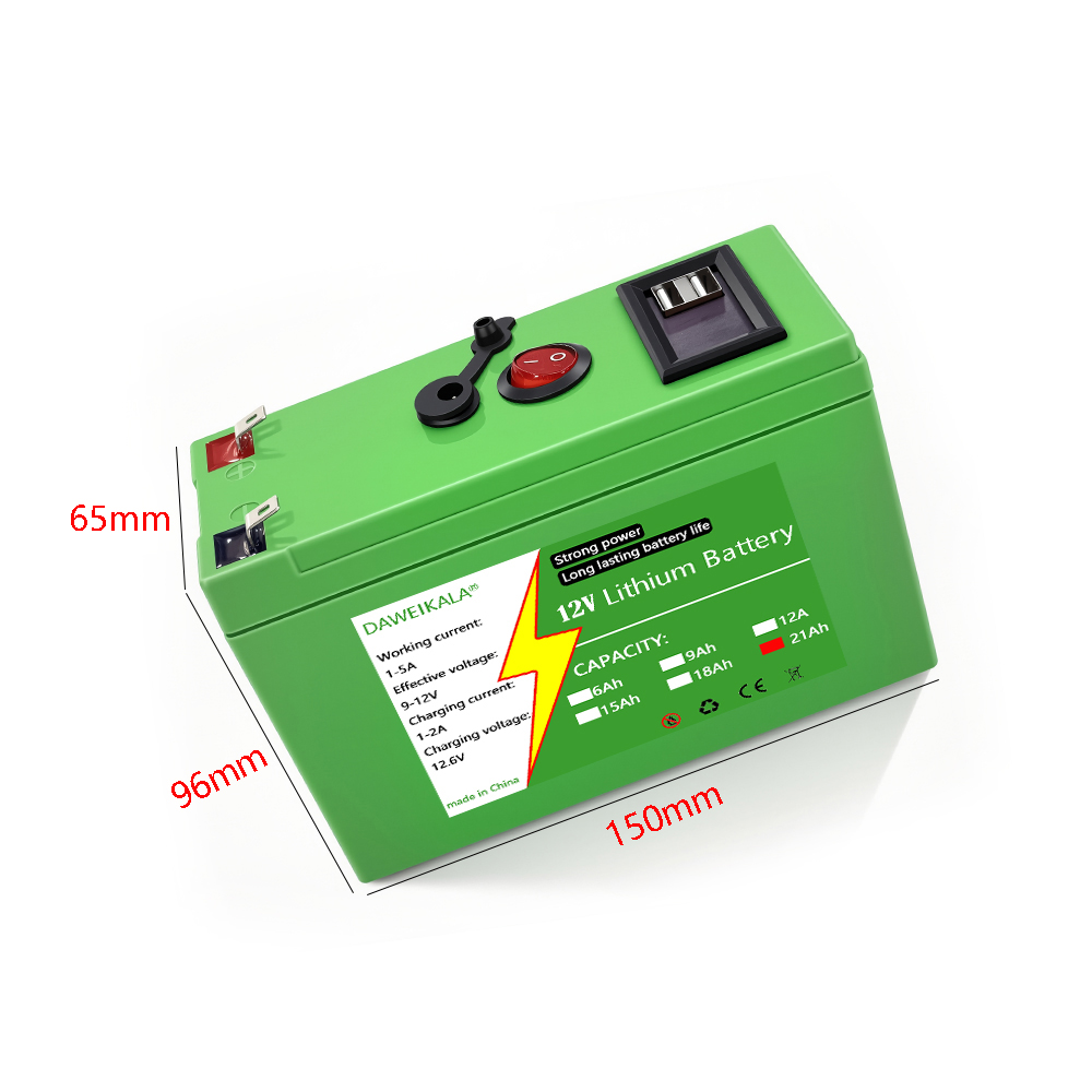 แบตเตอรี่ 12V 9Ah-21Ah 18650 ล - Home Automation Industry บทวิจารณ์และราคา