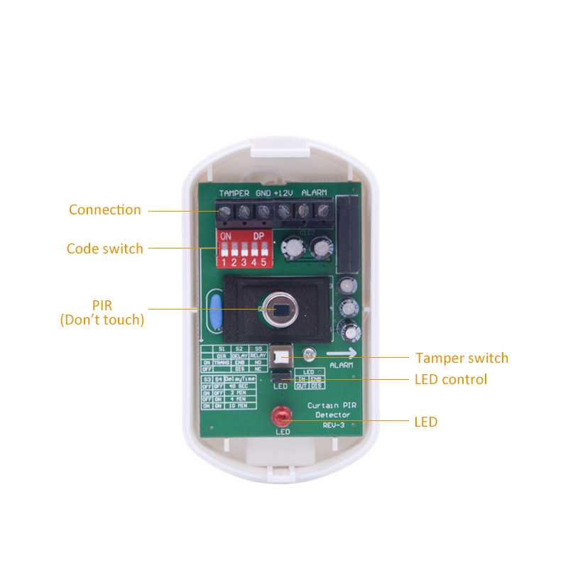เซ็นเซอร์ตรวจจับความเคลื่อนไหว - Motion Sensor Pir Wired บทวิจารณ์และราคา