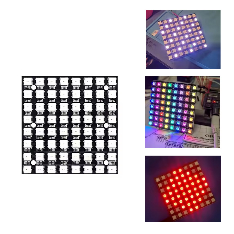 โมดูลเมทริกซ์ LED WS2812 5050  - Rgb Led Matrix 8X8 บทวิจารณ์และราคา