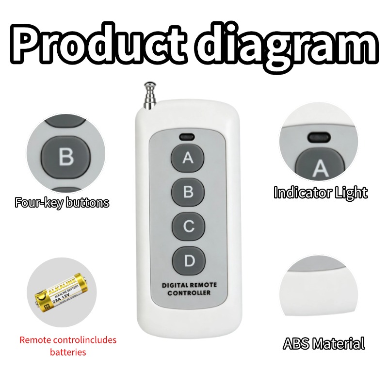 รีโมทคอนโทรล RF 433 MHz AC 110 - 433Mhz Receiver Module บทวิจารณ์และราคา