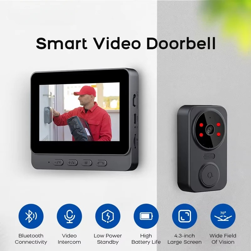 M8 สมาร์ทวิชวล ดอร์เบลล์ ไวไฟ  - Smart Doorbell Wired บทวิจารณ์และราคา
