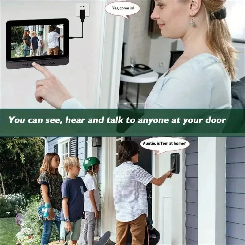 M8 สมาร์ทวิชวล ดอร์เบลล์ ไวไฟ  - Smart Doorbell Wired บทวิจารณ์และราคา