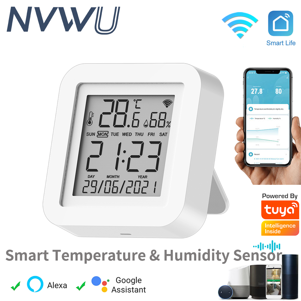 Tuya WIFI อุณหภูมิและความชื้นเ - Home Automation Ideas บทวิจารณ์และราคา