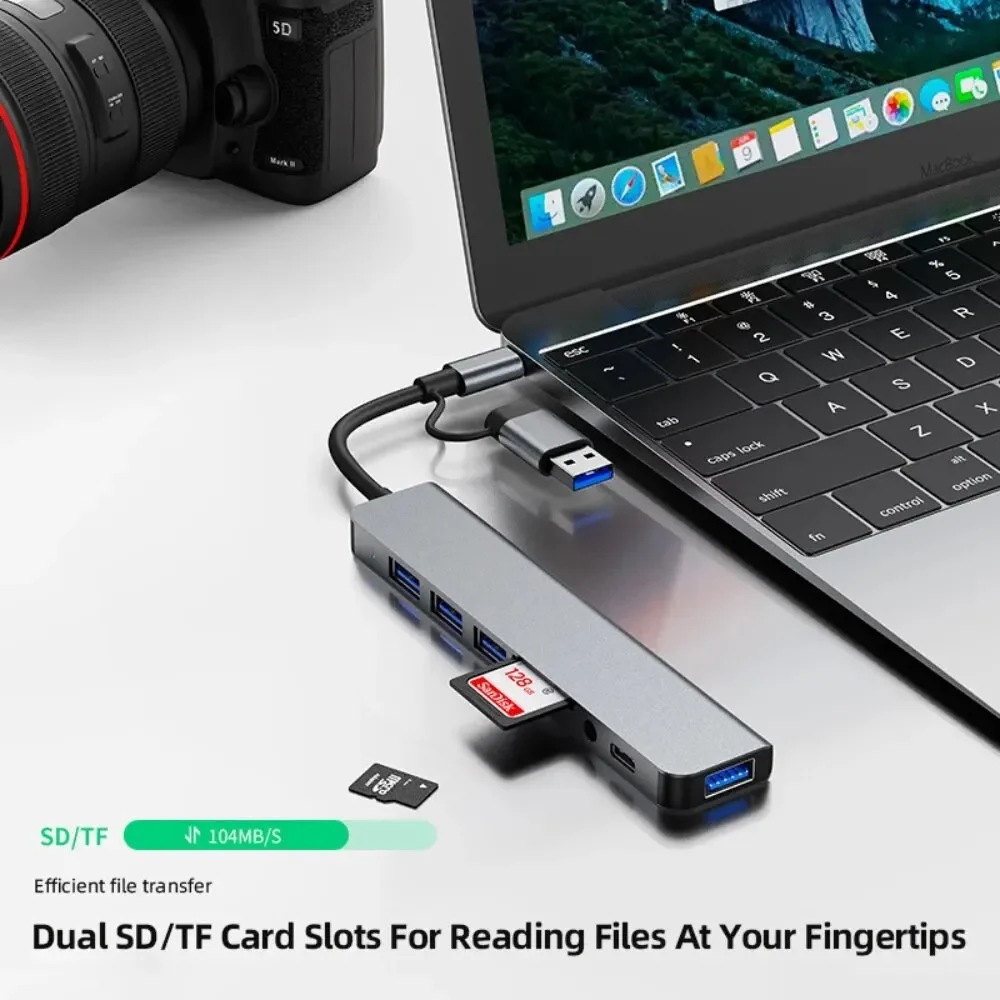 8 In 2 USB-C Hub 3.0 SD/TF Car - Home Assistant Sd บทวิจารณ์และราคา